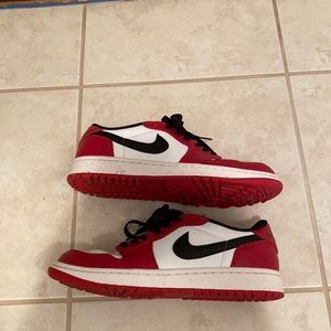 Mens Nike Jordan 1 Low Golf Spikeless Chicago Size 8.5 US